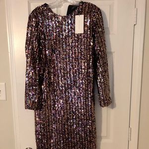 ZARA sequin midi dress.